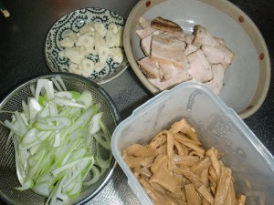 チャーシューメンマ炒め (7)