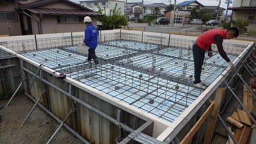 基礎鉄筋検査